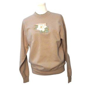 Vintage Sweatshirt, Granny Sweatshirt, Top Stitch By Morning Sun Sweatshirt, Emb
